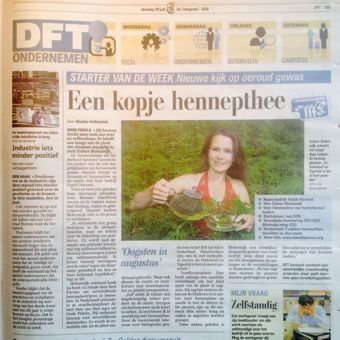 Hennepthee crowdfunding campagne in de Telegraaf